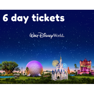 6 Day Walt Disney World Tickets Best Prices for 2024